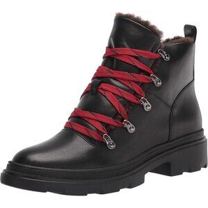 Naturalizer Womens Julian Ankle Boot Black Waterproof Leather size 8.5M